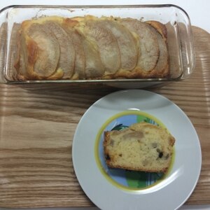 ﾊﾝﾄﾞﾐｷｻｰ不要☆梨とレーズンのパウンドケーキ